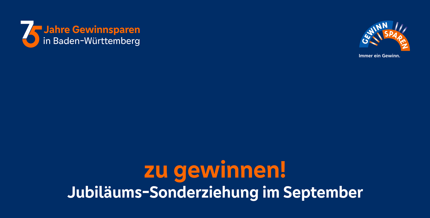 Gewinnsparen Sonderverlosung