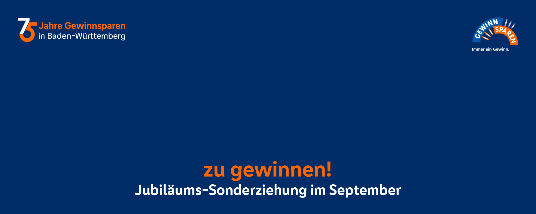 Gewinnsparen Sonderverlosung