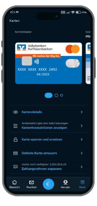Smartphone mit BankingApp
