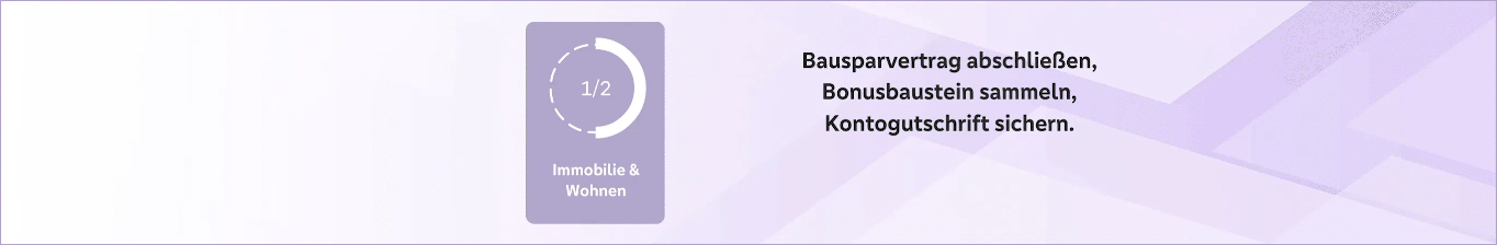 Bausparvertrag abschließen und vom Bonusprogramm profitieren!