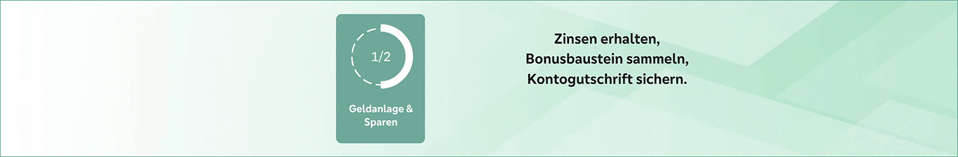 Bonuszins eröffnen und vom Bonusprogramm profitieren!