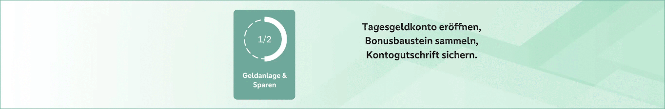 Tagesgeldkonto eröffnen und vom Bonusprogramm profitieren!