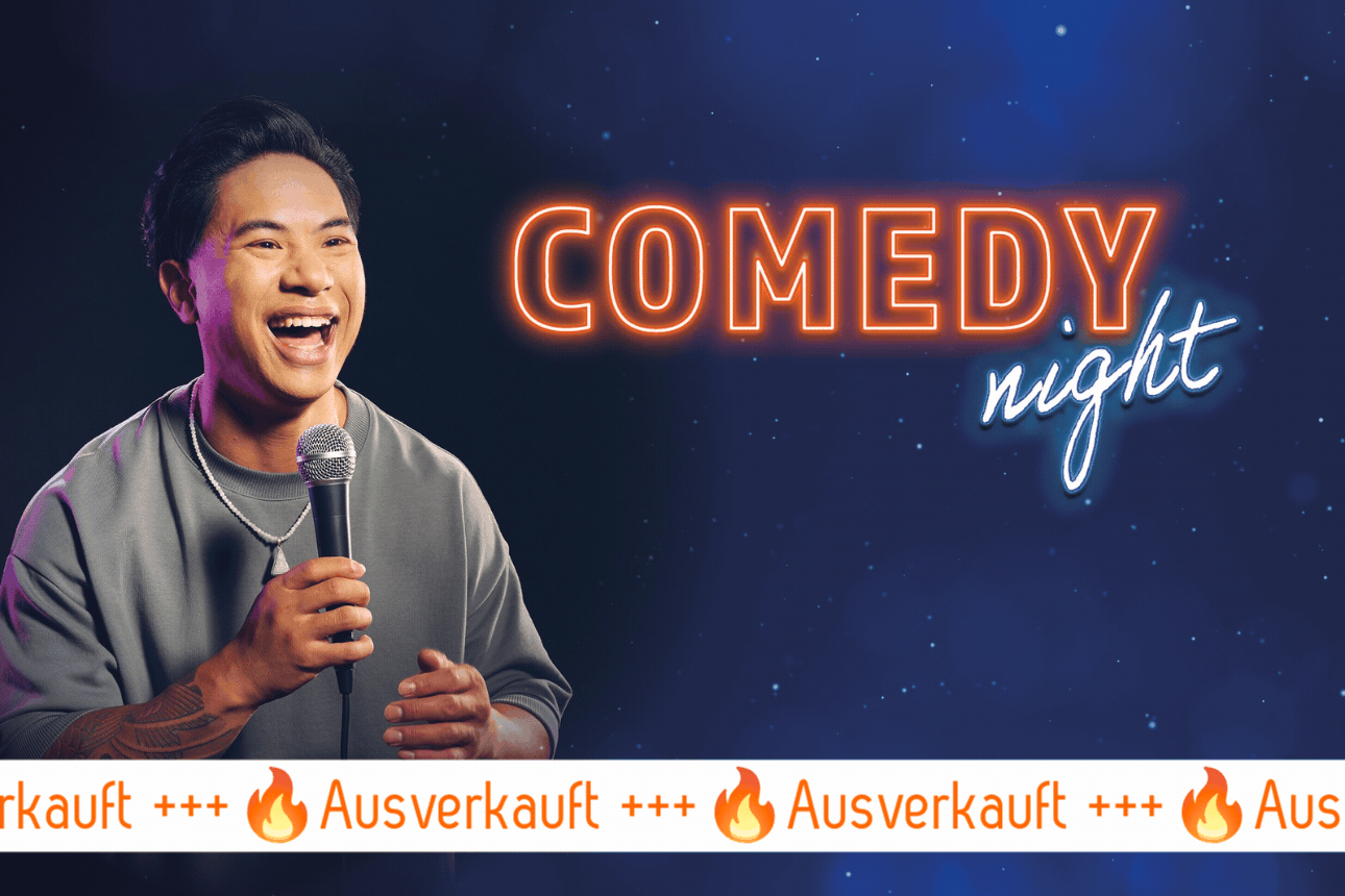 Eventgrafik zur Comedy Night mit Tutty Tran am 30.10.2026 in Böblingen.