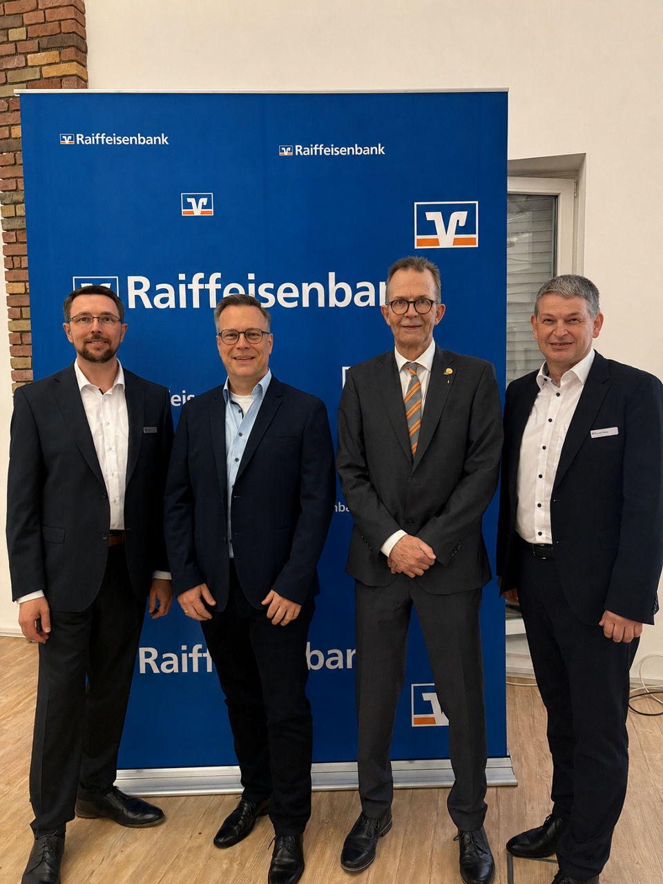 Gruppenfoto von Björn Behr, Christian Mische, Hartmut Giesler und Martin Thöne