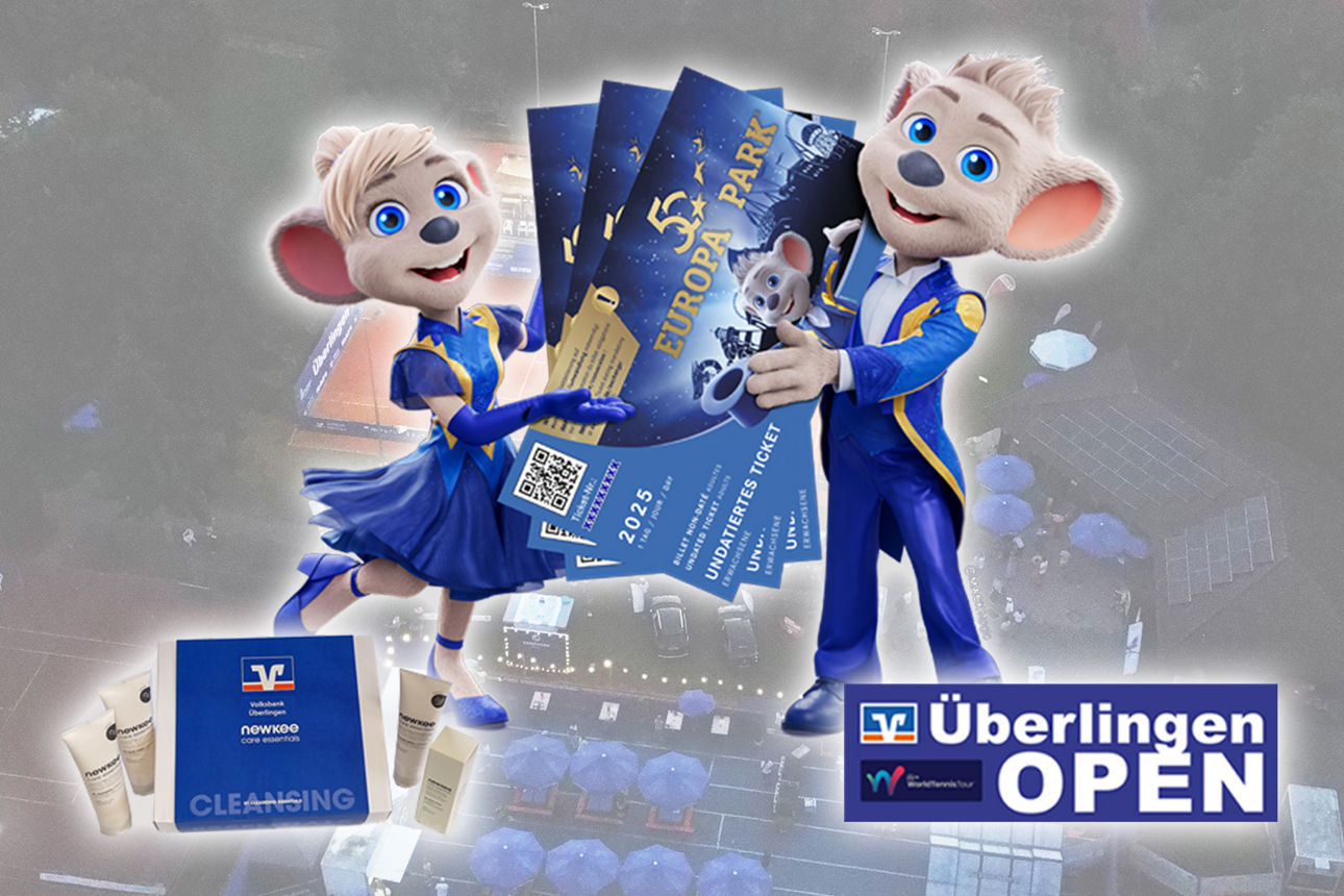 Gewinnspiel: 1. Preis 2x Europa-Park-Eintritt, 2. Preis Turnierticket Überlingen Open 2026, 3.-10. Preis Newkee Pflegeset