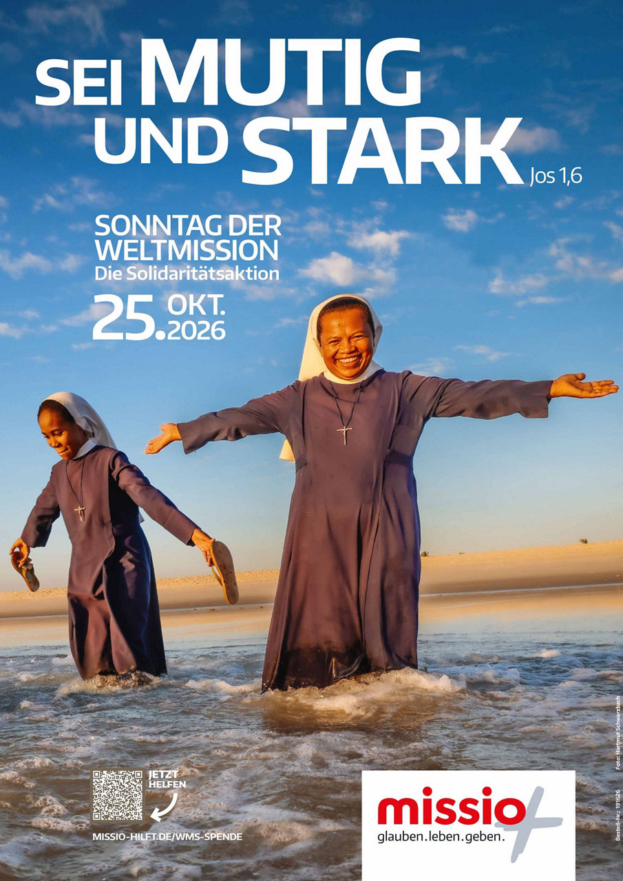 Plakat zum Weltmissionssonntag 2026