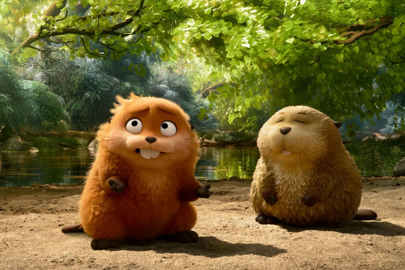 Zwei Biber aus dem Film "Hoppers"