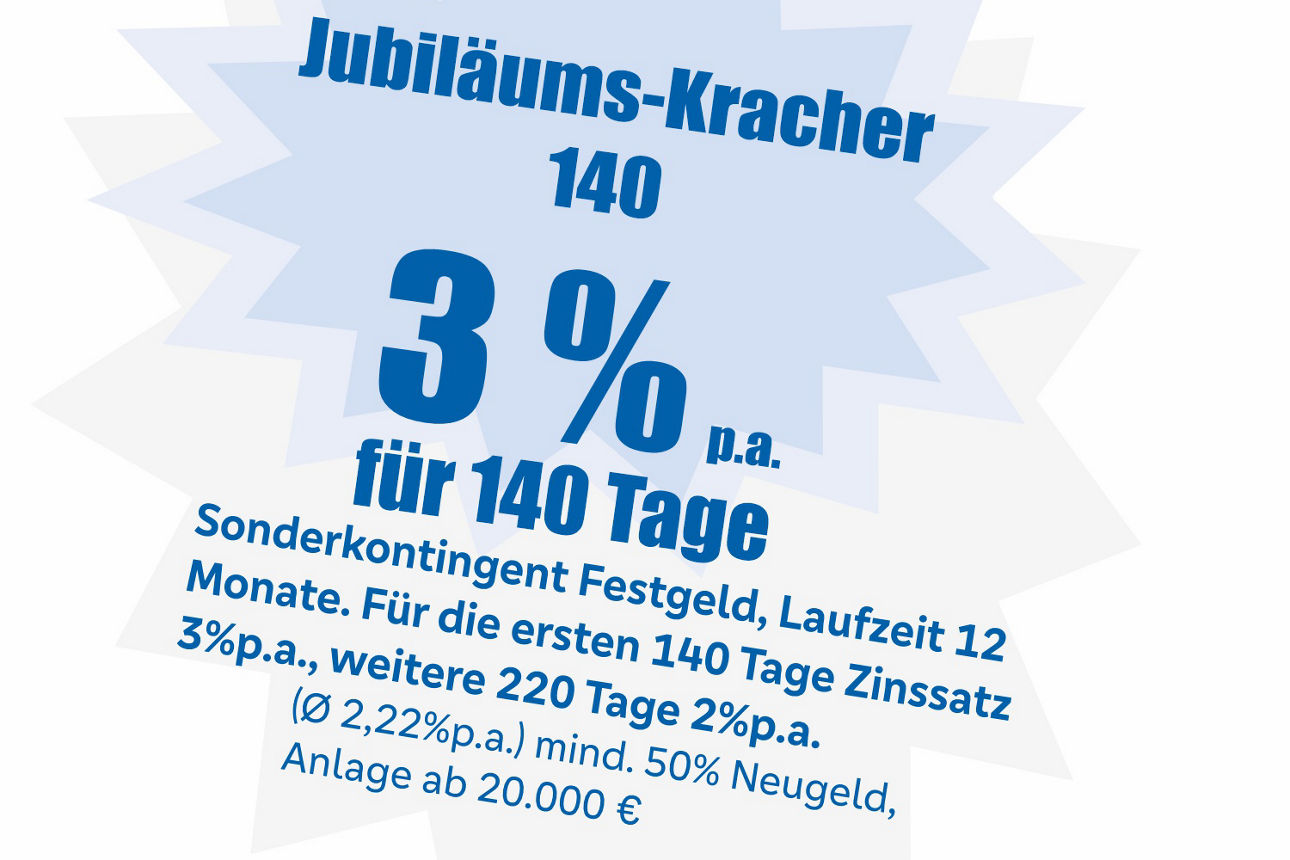 Jubiläums-Kracher 140