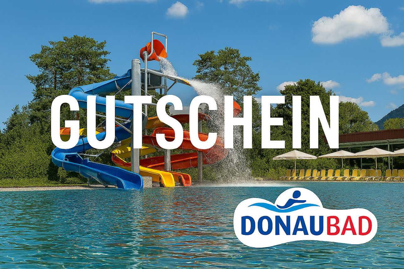 Logo Donaubad. Gutschein Donaubad Ulm über 15 EUR