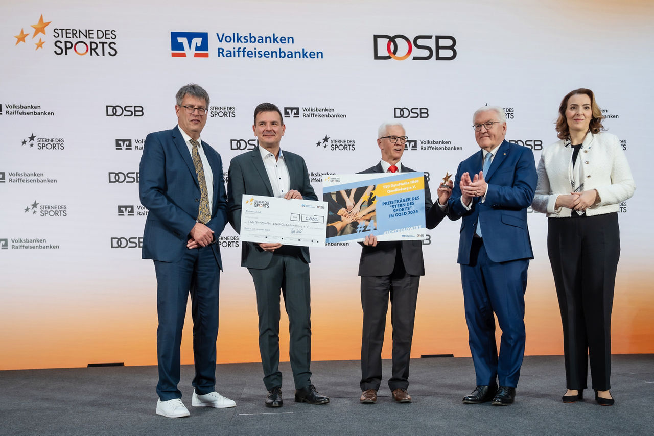 Bei der Preisverleihung in Berlin