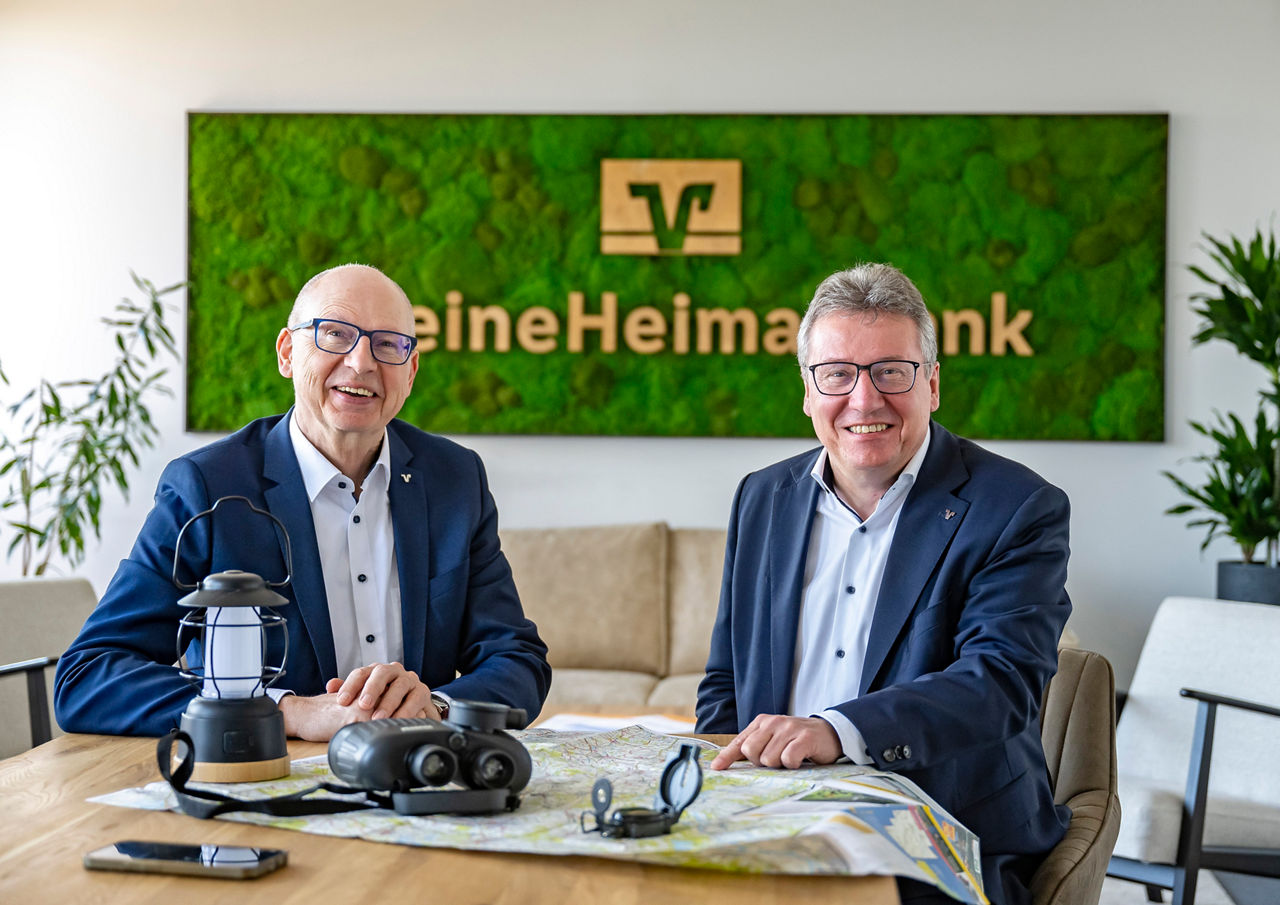 Foto unserer Vorstandsmitglieder Johannes Janhsen und Wilfried Bosch