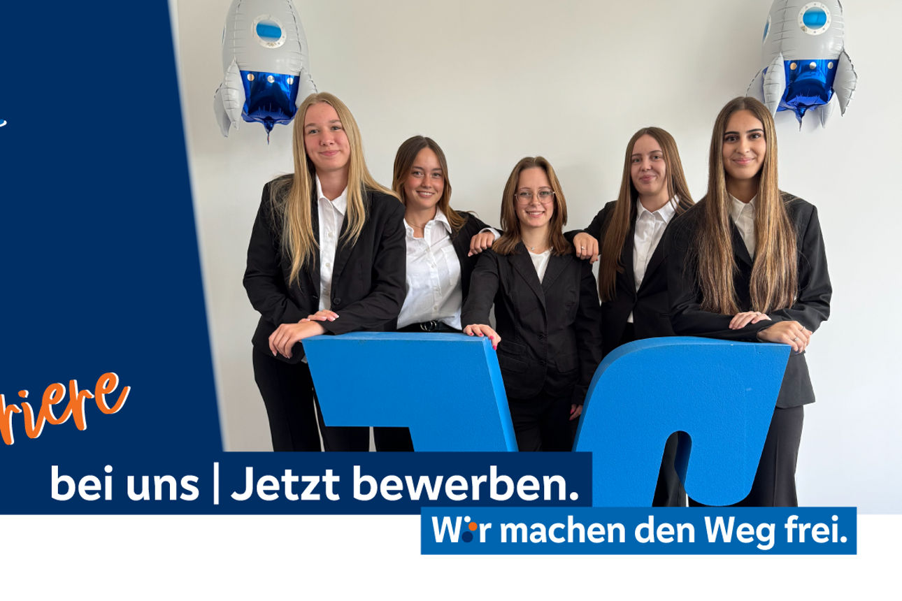 Das Bild zeigt unsere Auszubildenden des Jahrgangs 2026