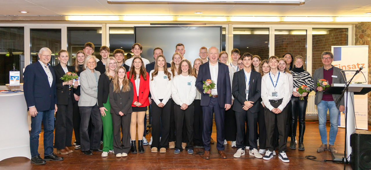 Schüler des Gymnasium Damme beim MIG