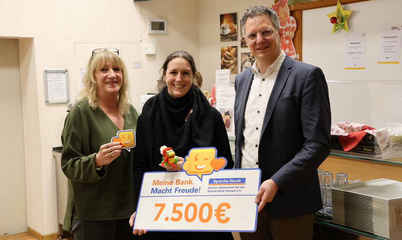 Spendenübergabe an Soziale Hilfe e.V. Kassel