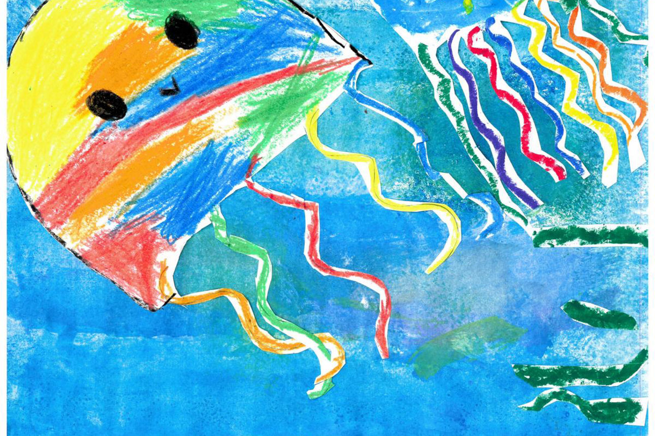 Zeichnung von Quallen