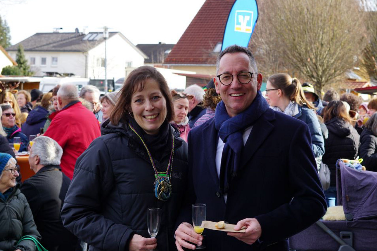 Unsere Vorstände Heike Hartmann und Harald Löhner