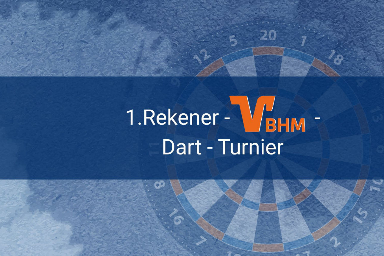 1. Rekener Dart-Turnier Banner