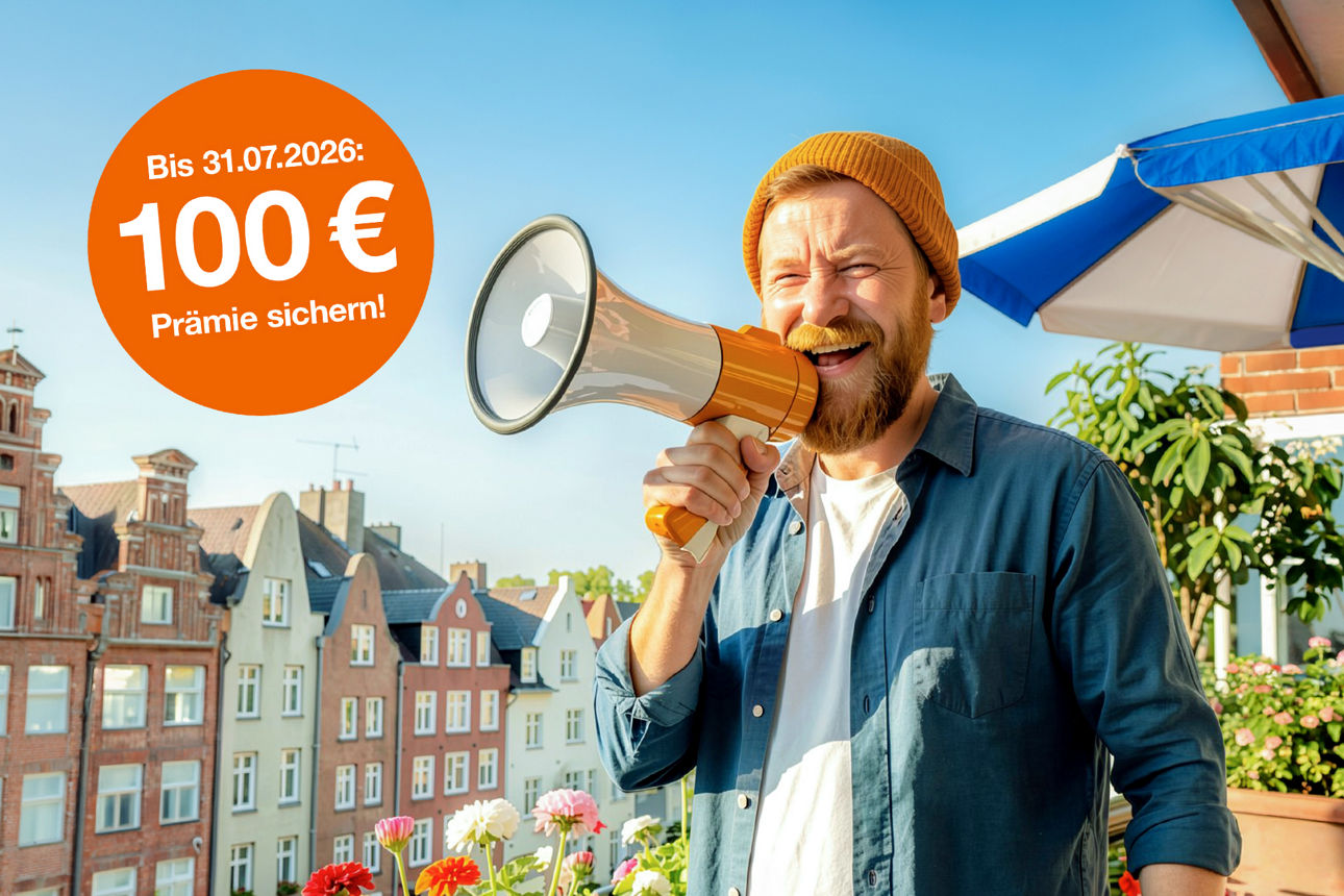Kundin wirbt Kunden mit 100 Euro Prämie