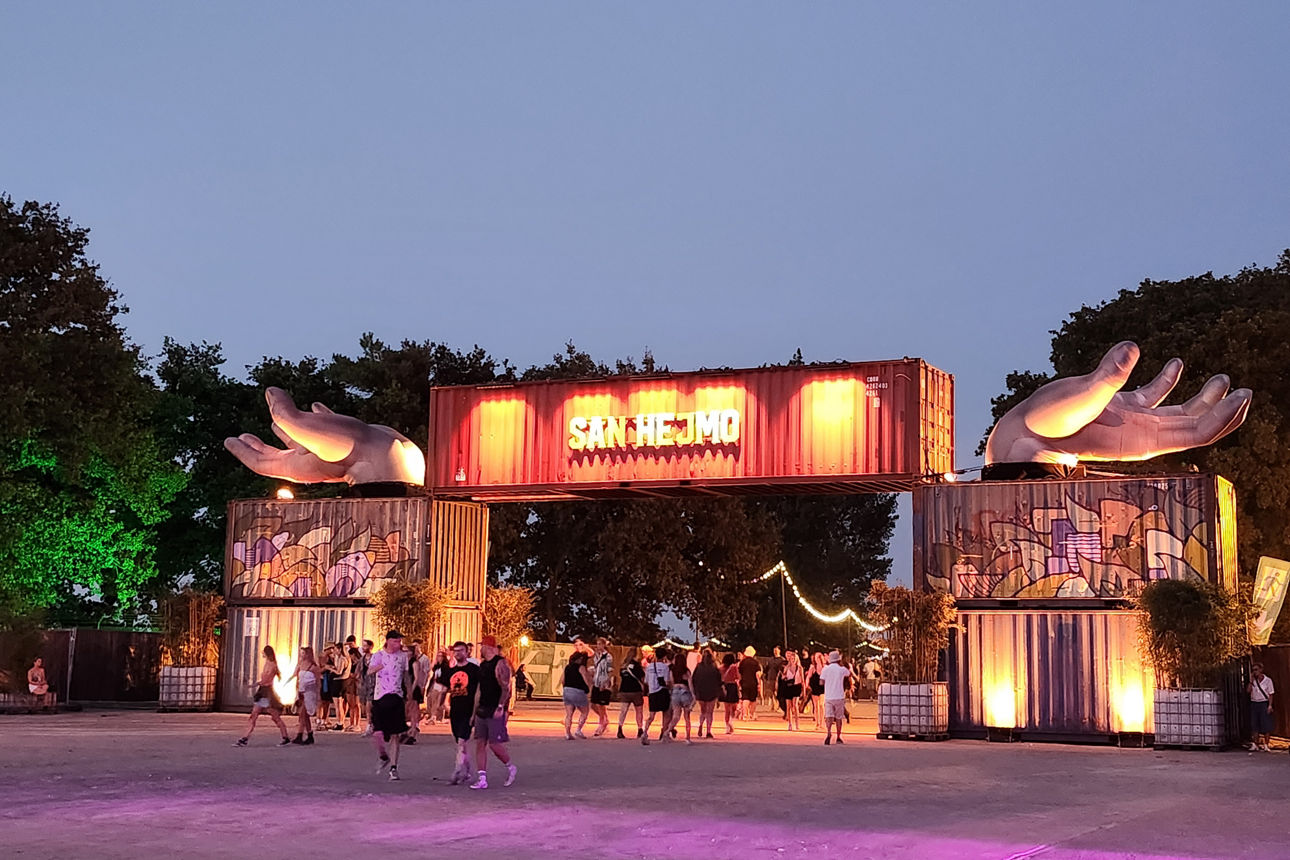 Ausgang Festivalgelände