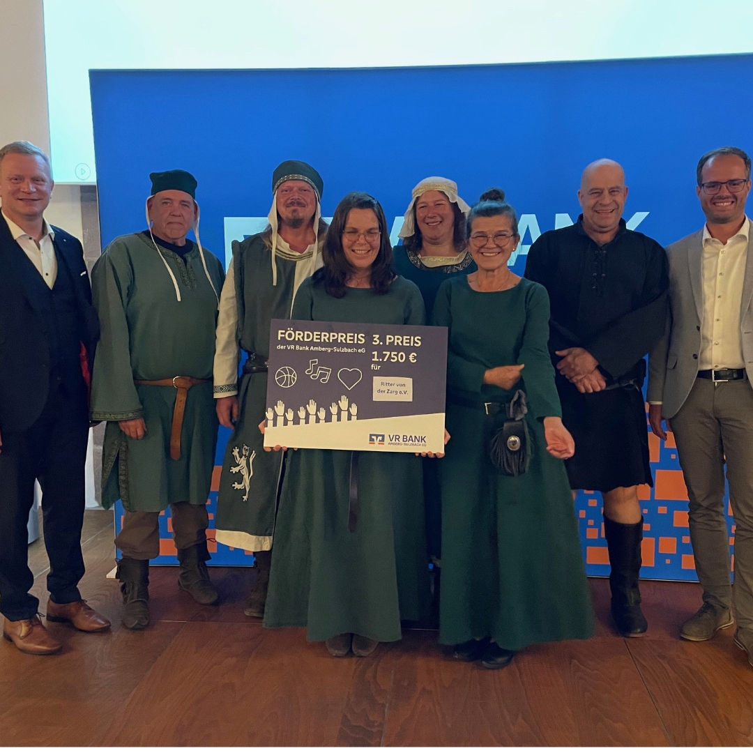 Überreichung des Förderpreises anden 3. Preis
