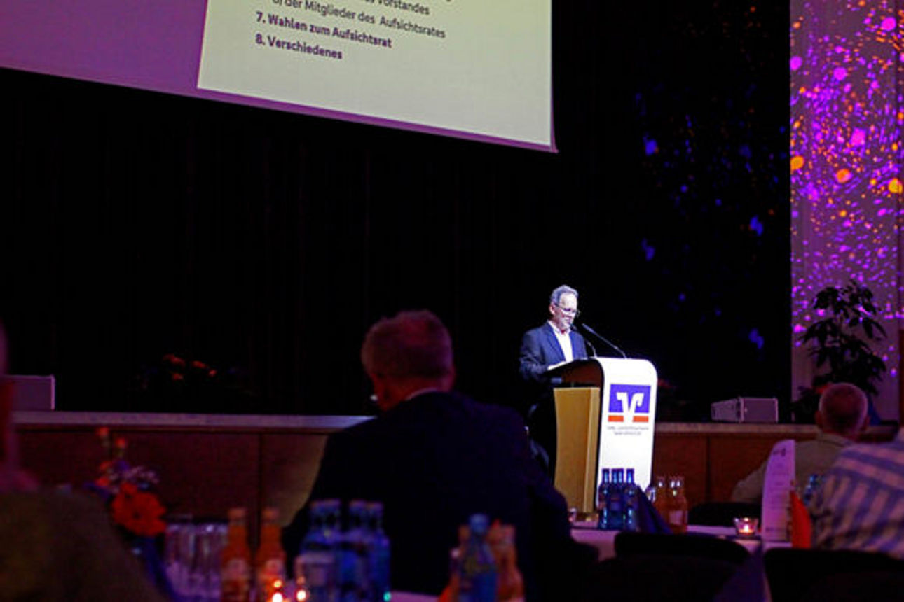Detlef Schmidt hält seine letzte Generalversammlung als Aufsichtsratmitglied