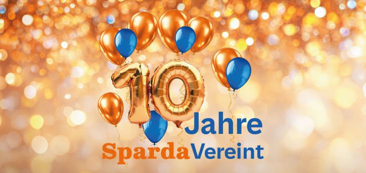Jubiläumslogo Sparda vereint