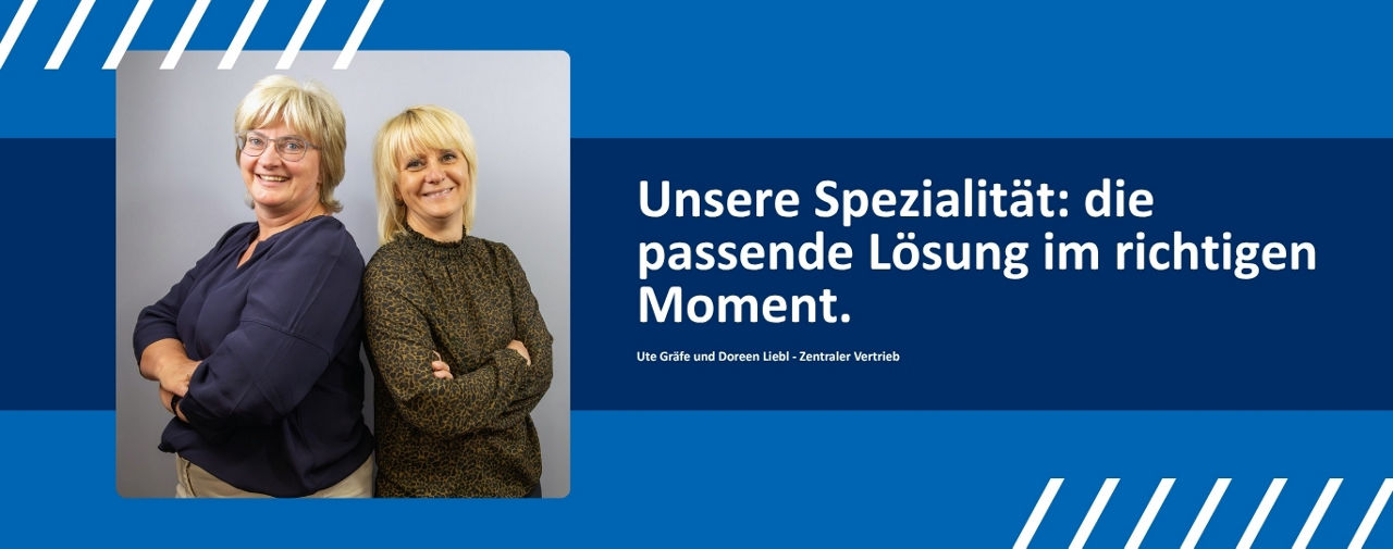 Ute Gräfe und Doreen Liebl - Zentraler Vertrieb