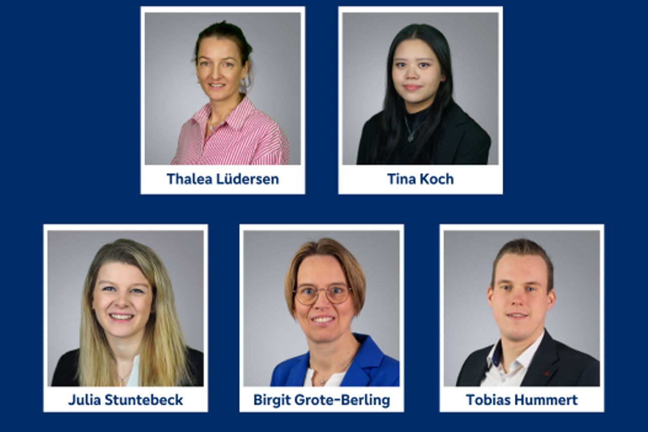 Bilder von unseren neuen MitarbeiterInnen