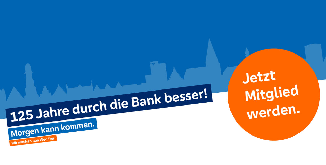 Feiern Sie mit uns 125 Jahre Volksbank Bocholt eG