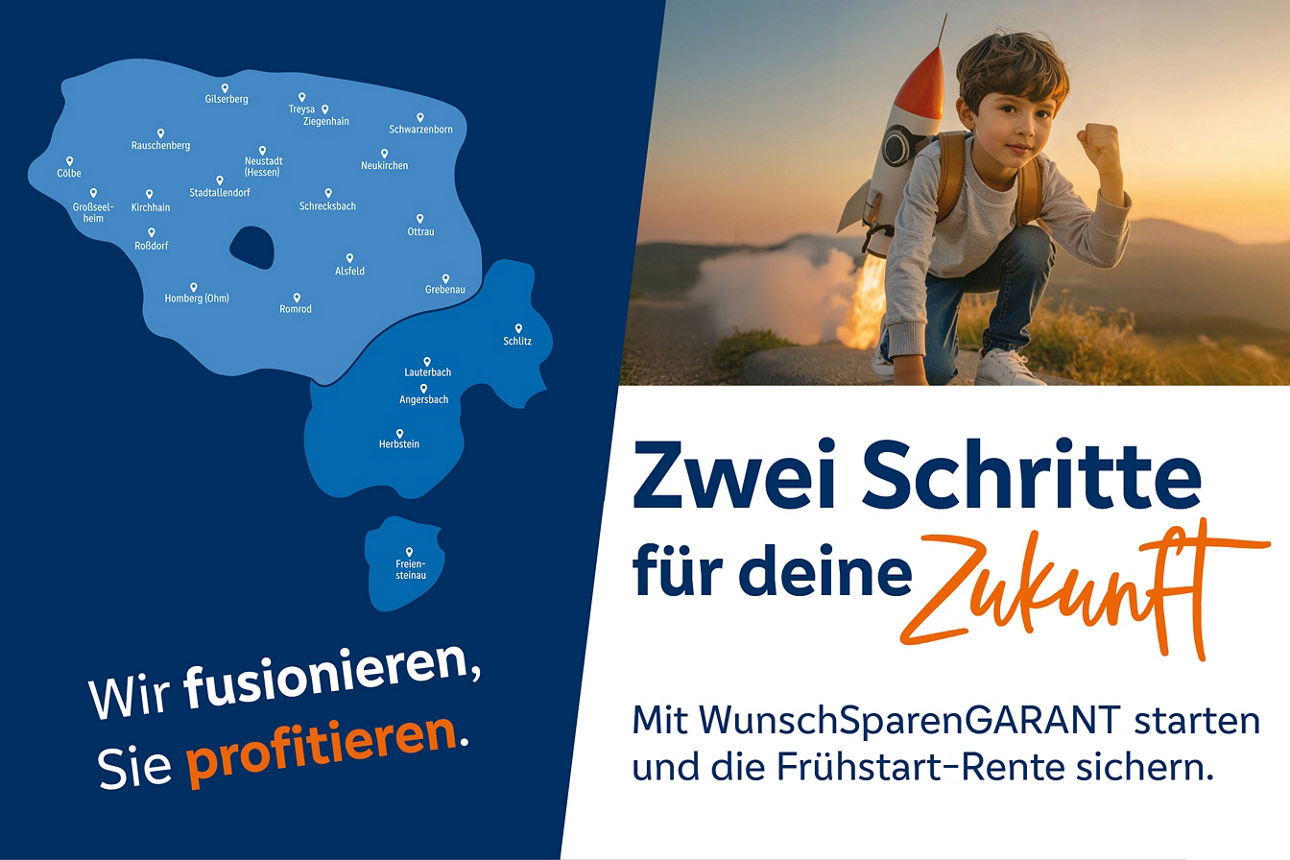 Zwei Schritte für deine Zukunft