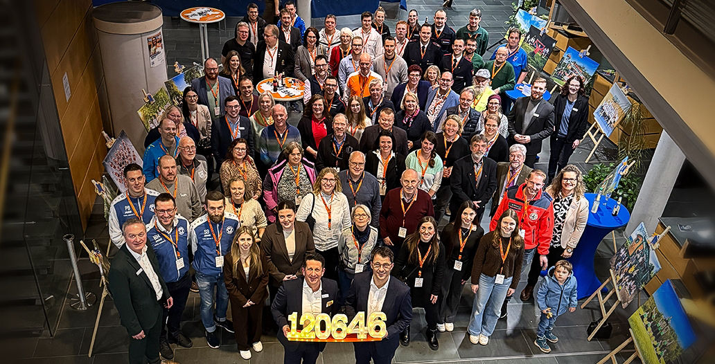 Spendenübergabe im Februar 2026 in der Hauptstelle in Künzelsau