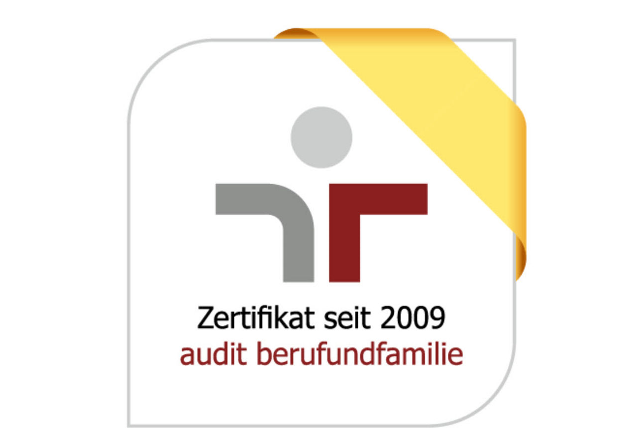 Siegel audit Beruf und Familie seit 2009