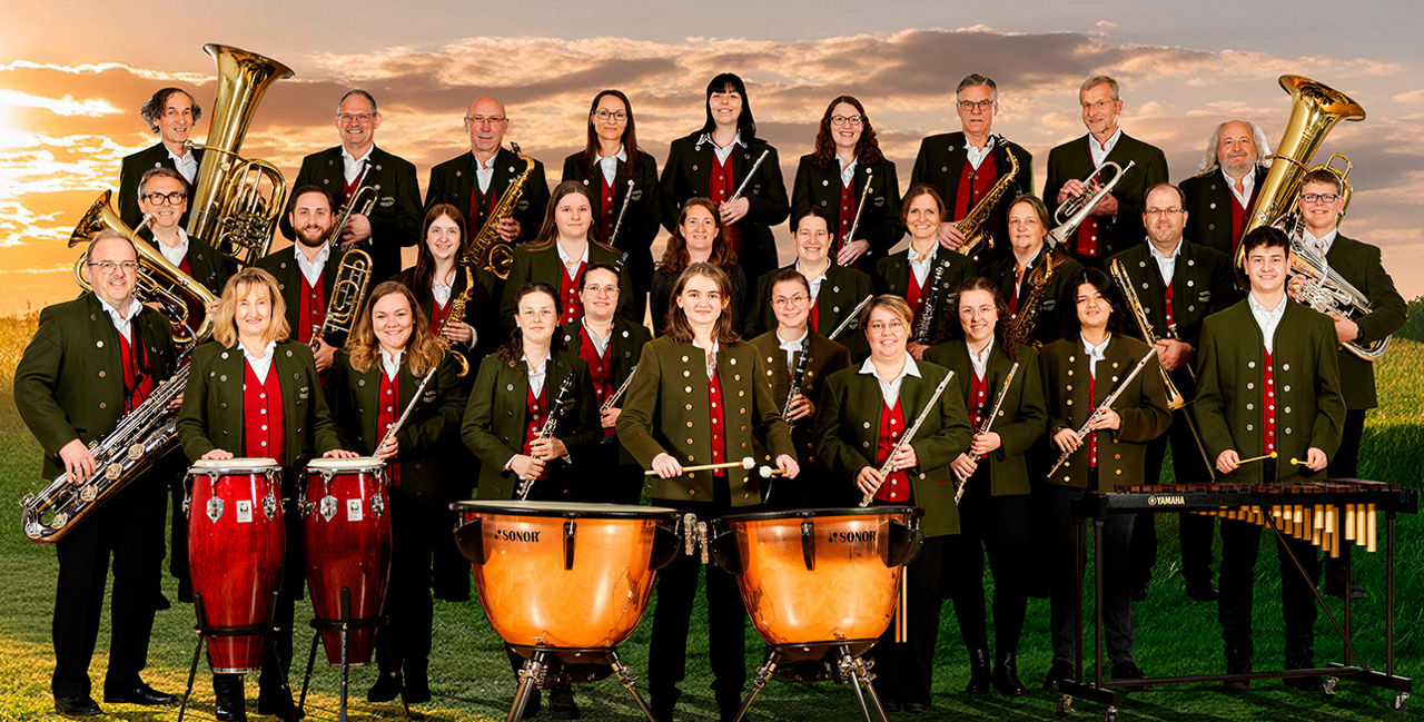 Gruppenbild Blaskapelle Eberstal
