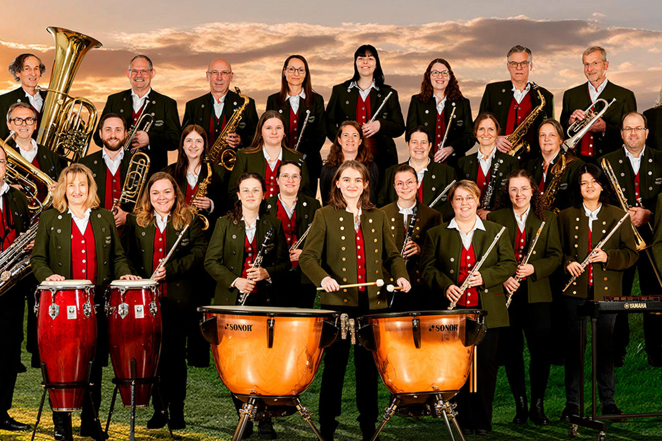 Gruppenbild Blaskapelle Eberstal