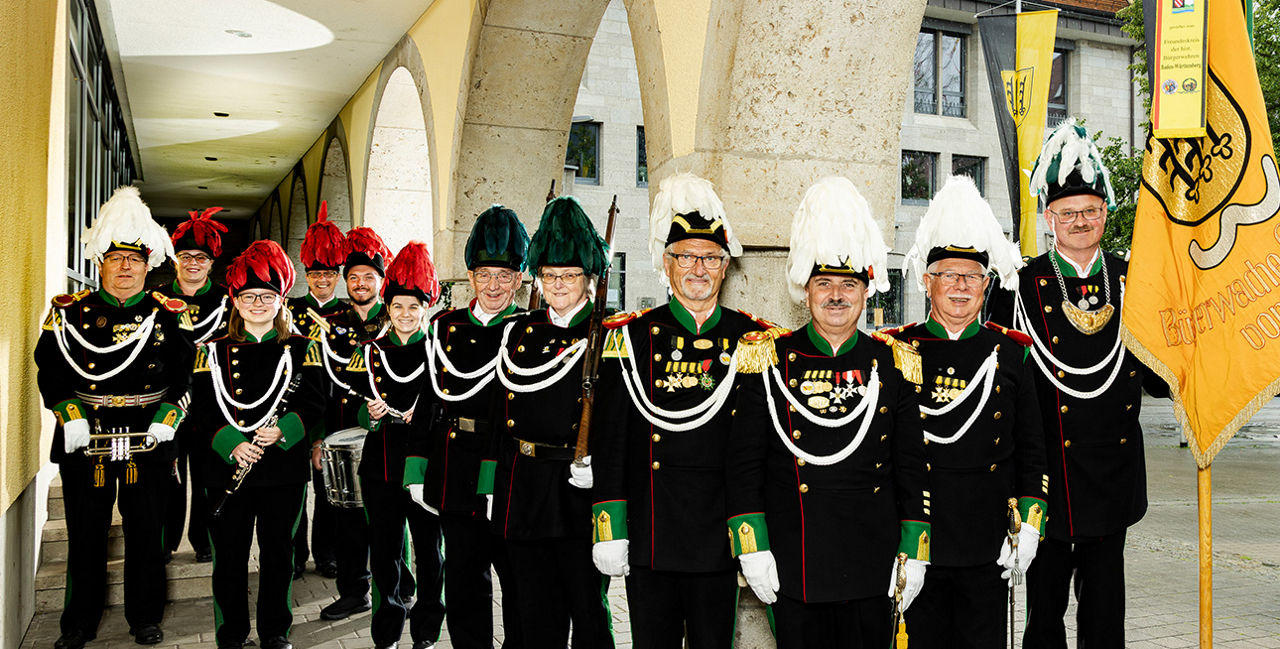 Gruppenbild der Bürgerwache Crailsheim e.V.