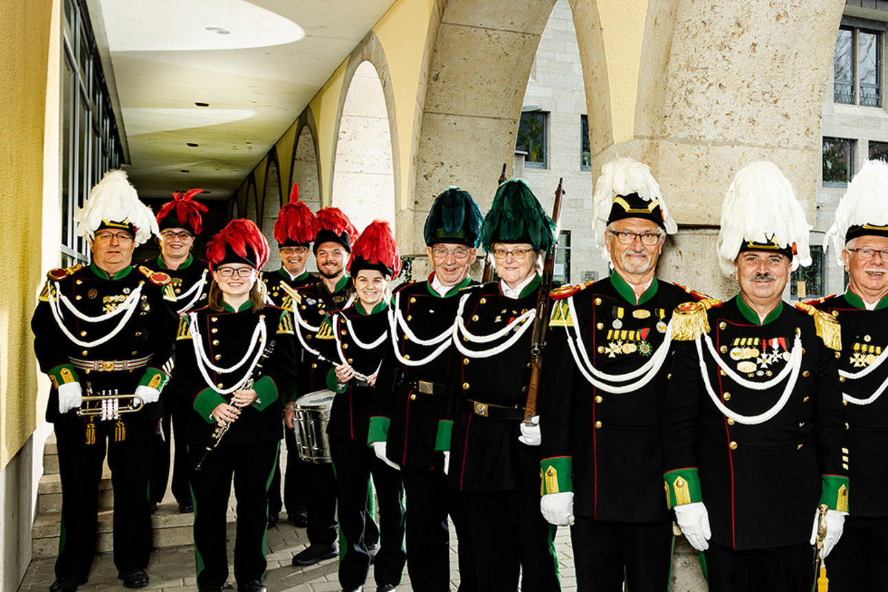 Gruppenbild der Bürgerwache Crailsheim e.V.