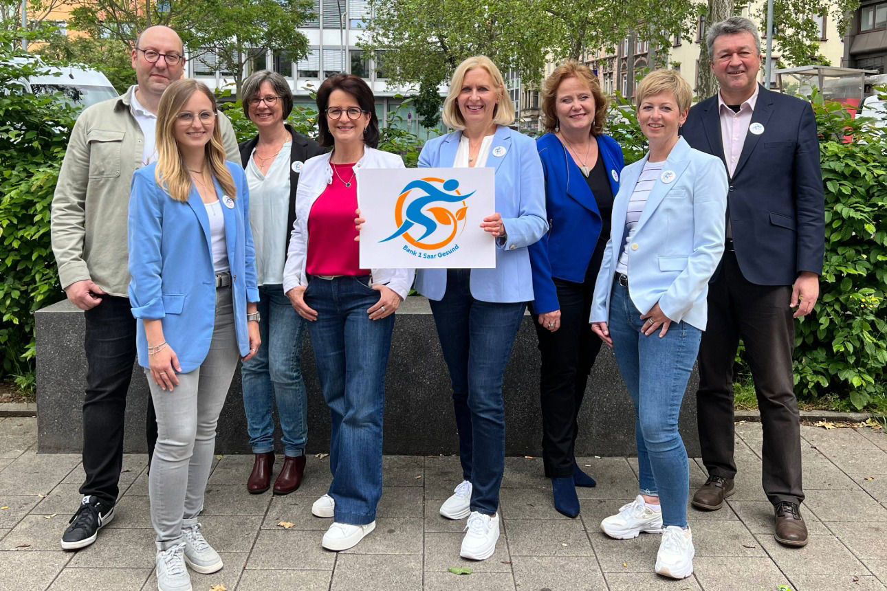 Das BGM Team der Bank 1 Saar eG