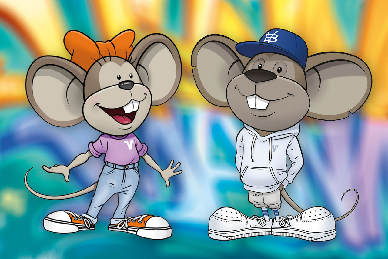 Hanni und Manni die Maskottchen