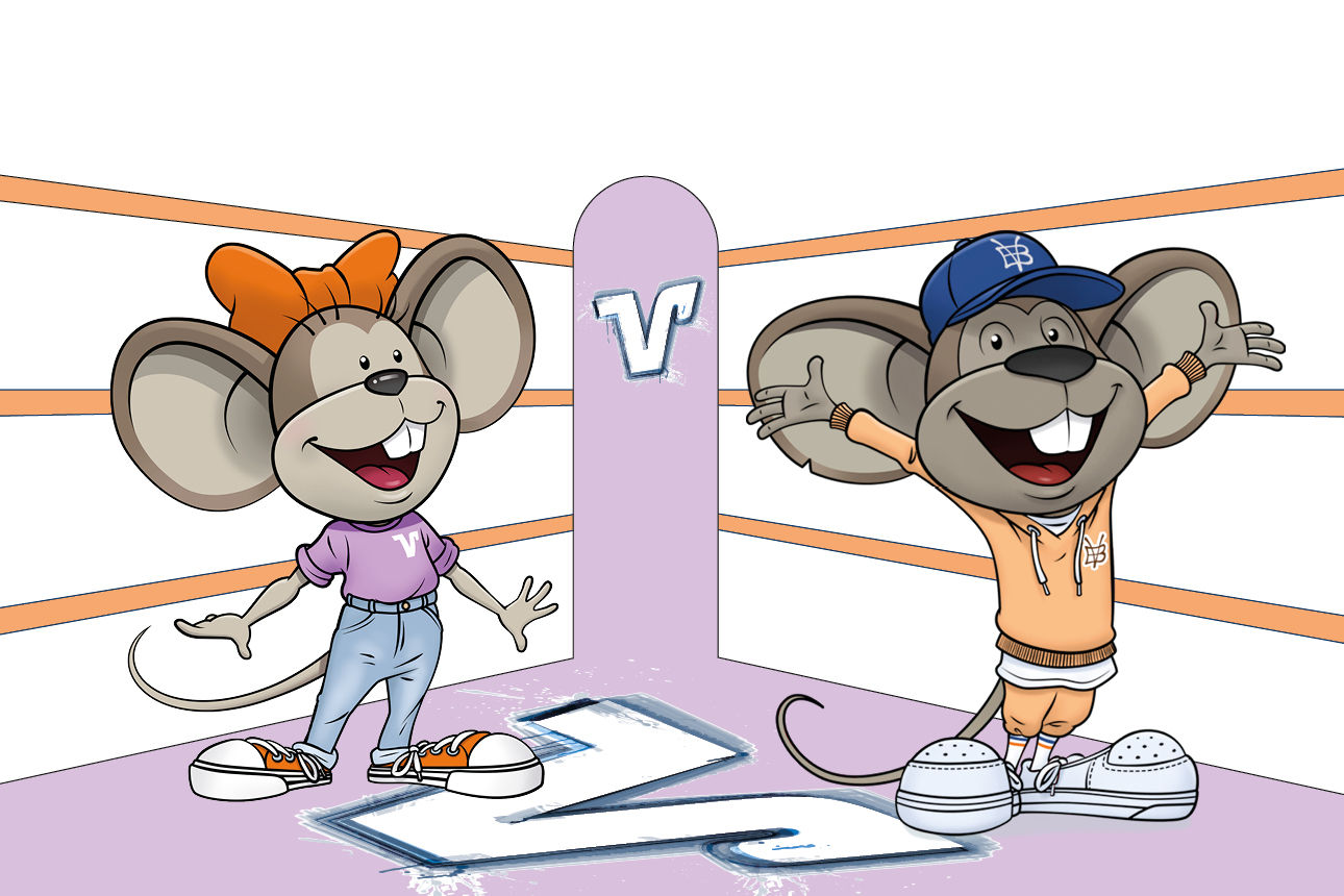 Hanni und Manni im Boxring