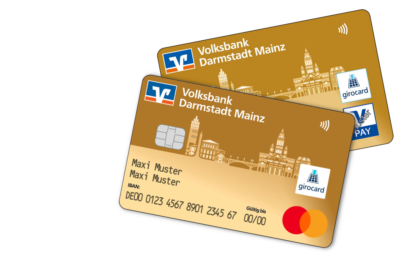 Illustration der beiden girocard Varianten
