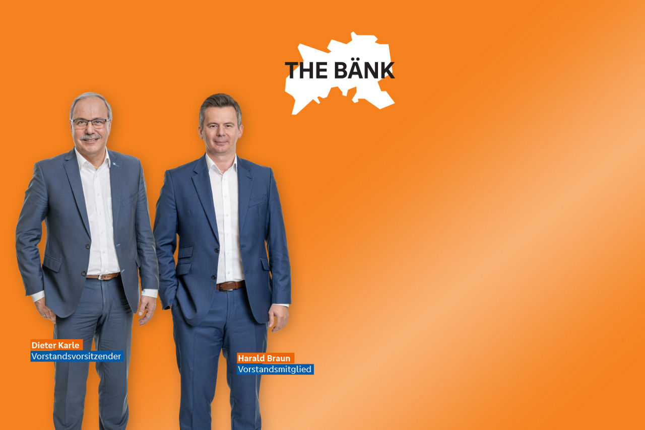 Vorstand Dieter Karle und Vorstandsvorsitzender Harald Braun