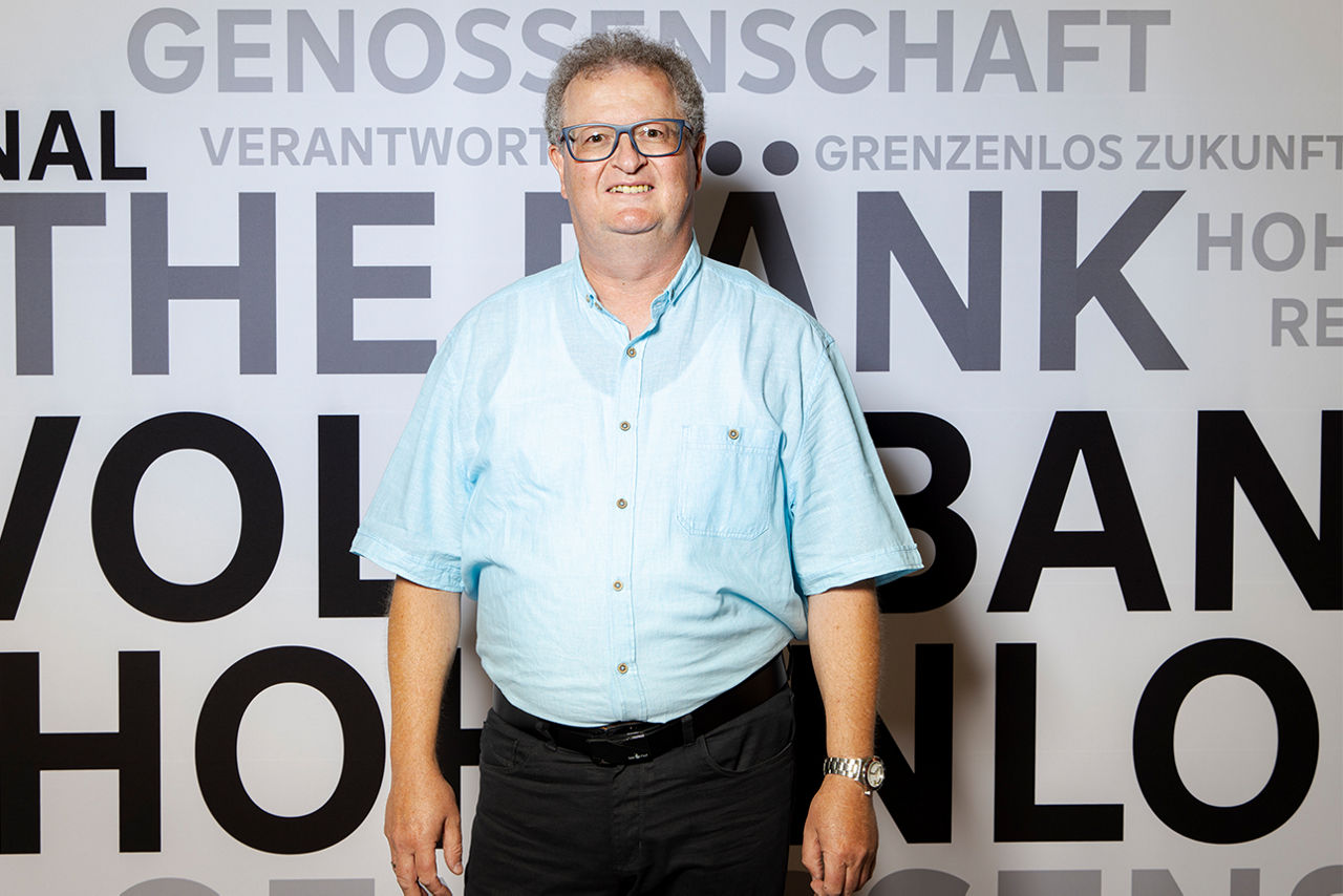 Volker Prüher, Vertreter bei der Volksbank Hohenlohe eG