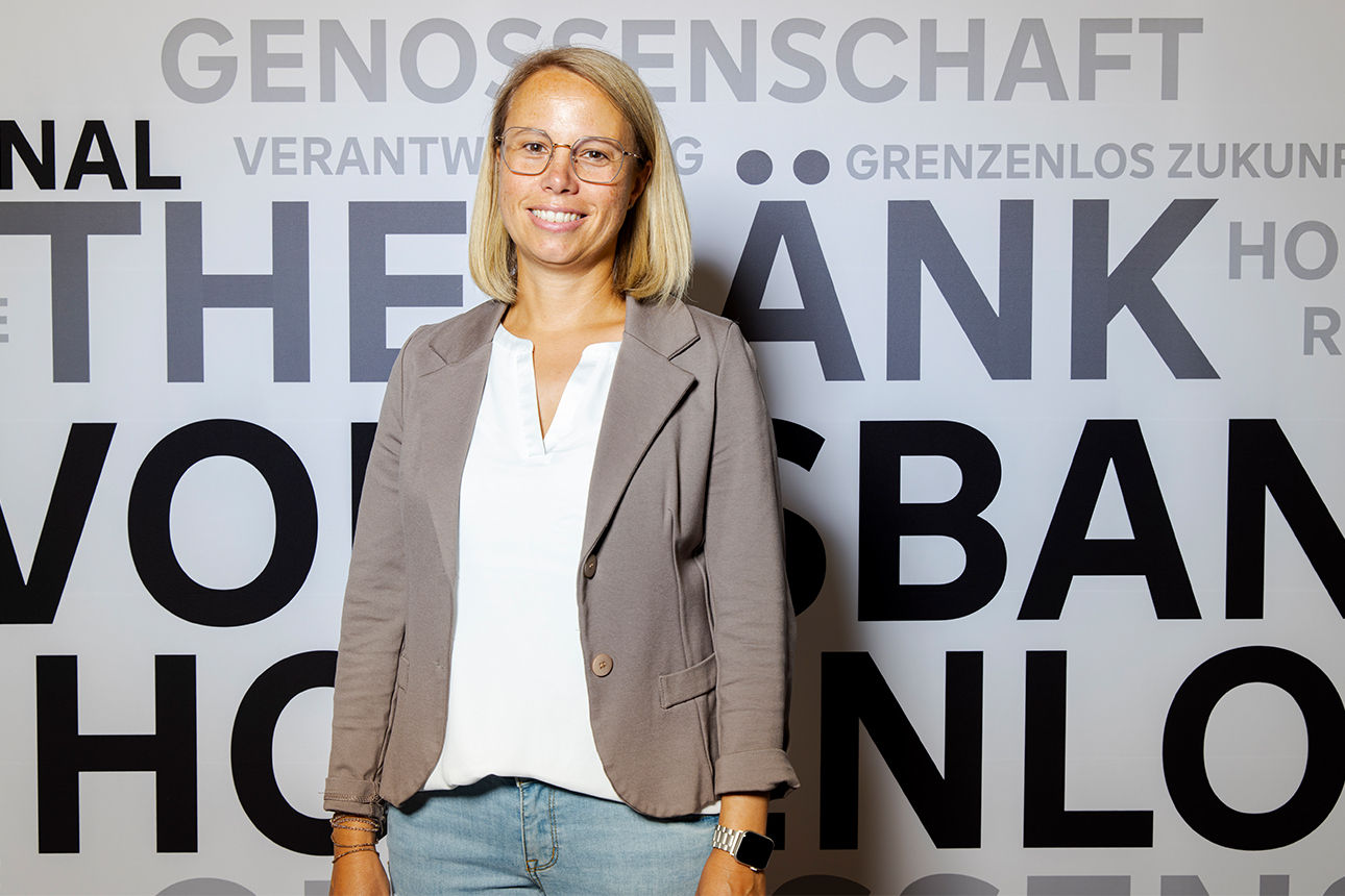 Stefanie Arnold, Vertreterin bei der Volksbank Hohenlohe eG