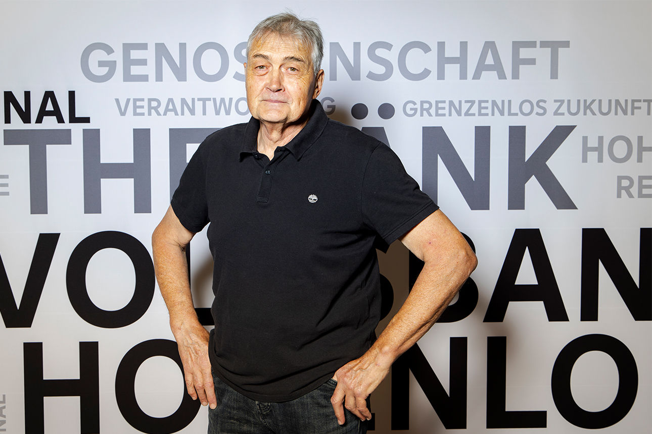 Alfred Schmitz, Vertreter bei der Volksbank Hohenlohe eG