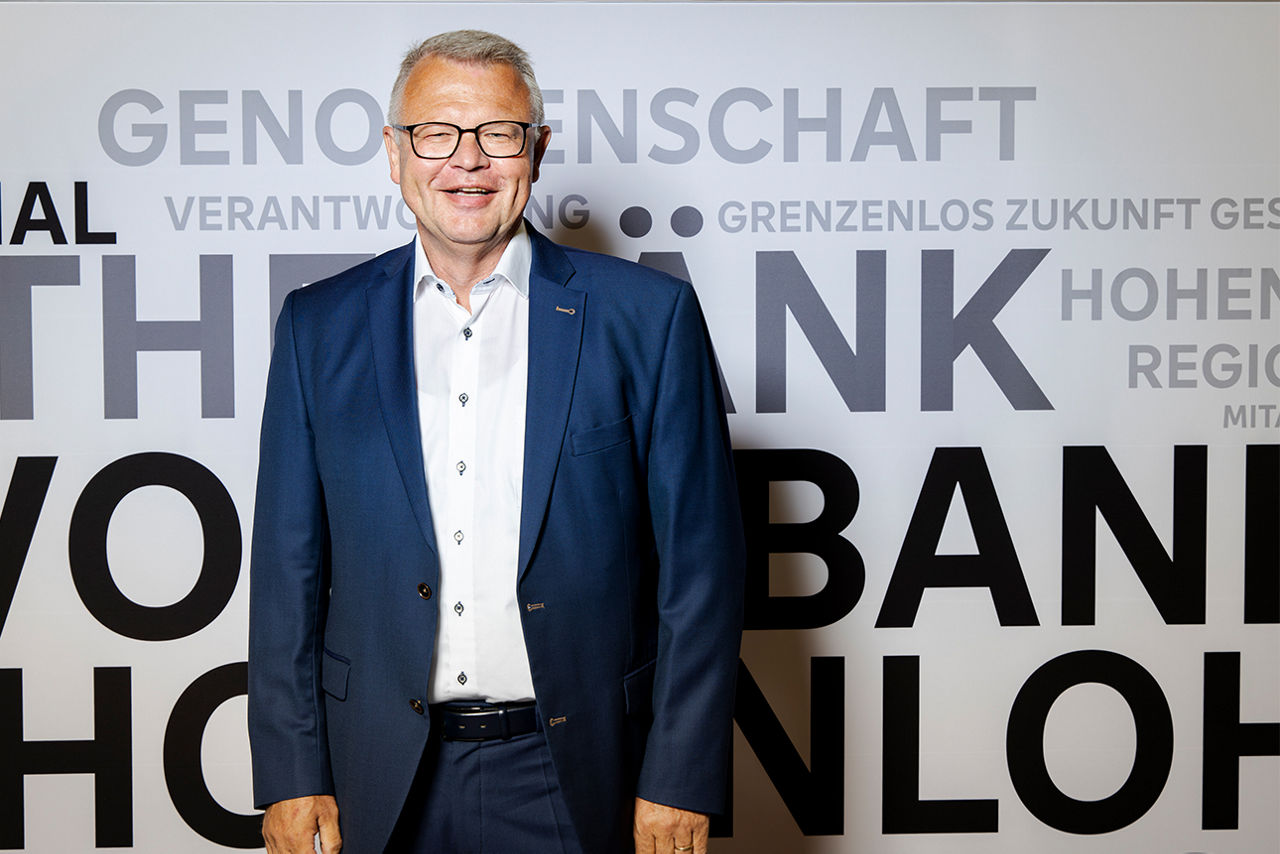 Martin Boschet, Vertreter bei der Volksbank Hohenlohe eG
