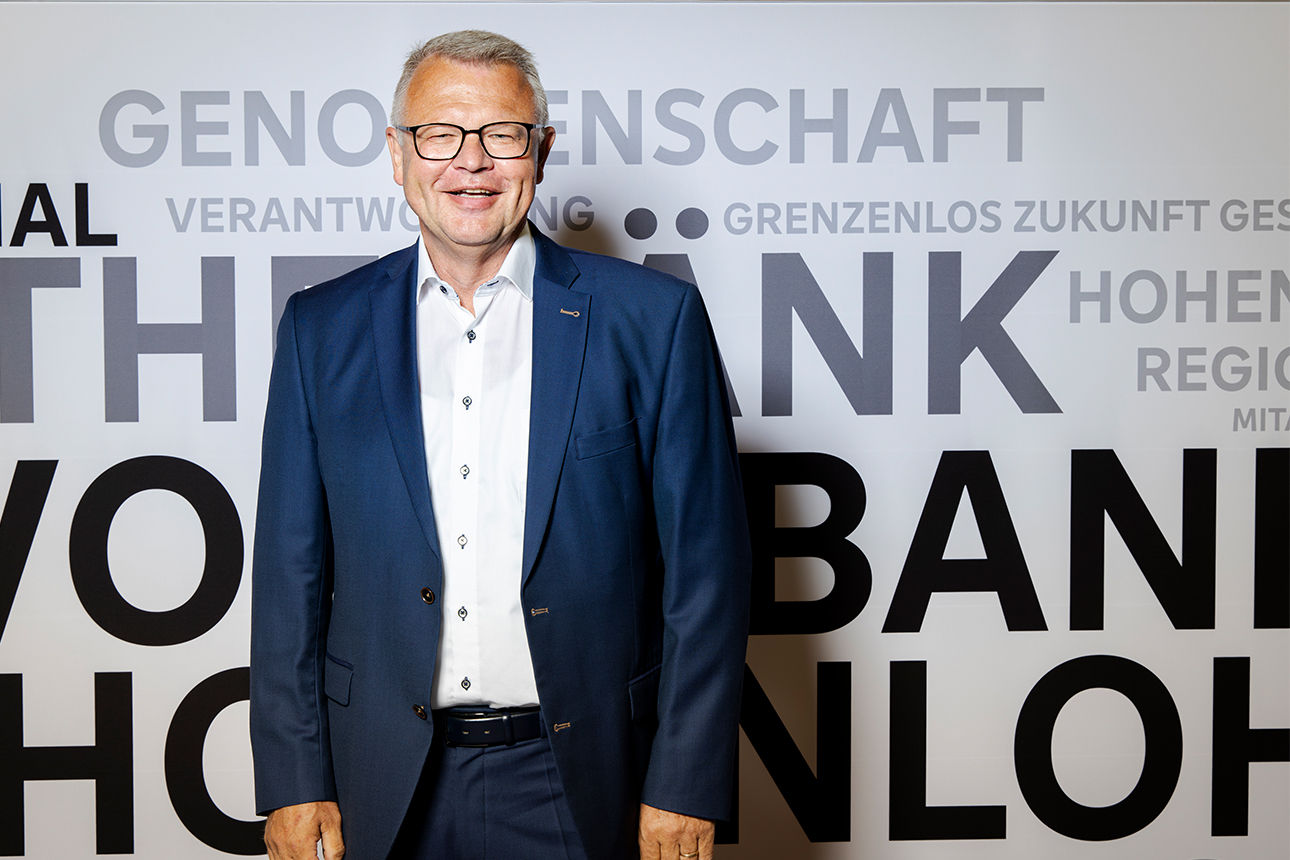 Martin Boschet, Vertreter bei der Volksbank Hohenlohe eG