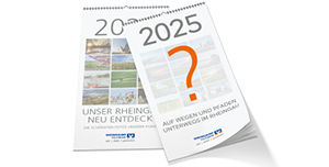 Fotokalender 2025 mit Fragezeichen
