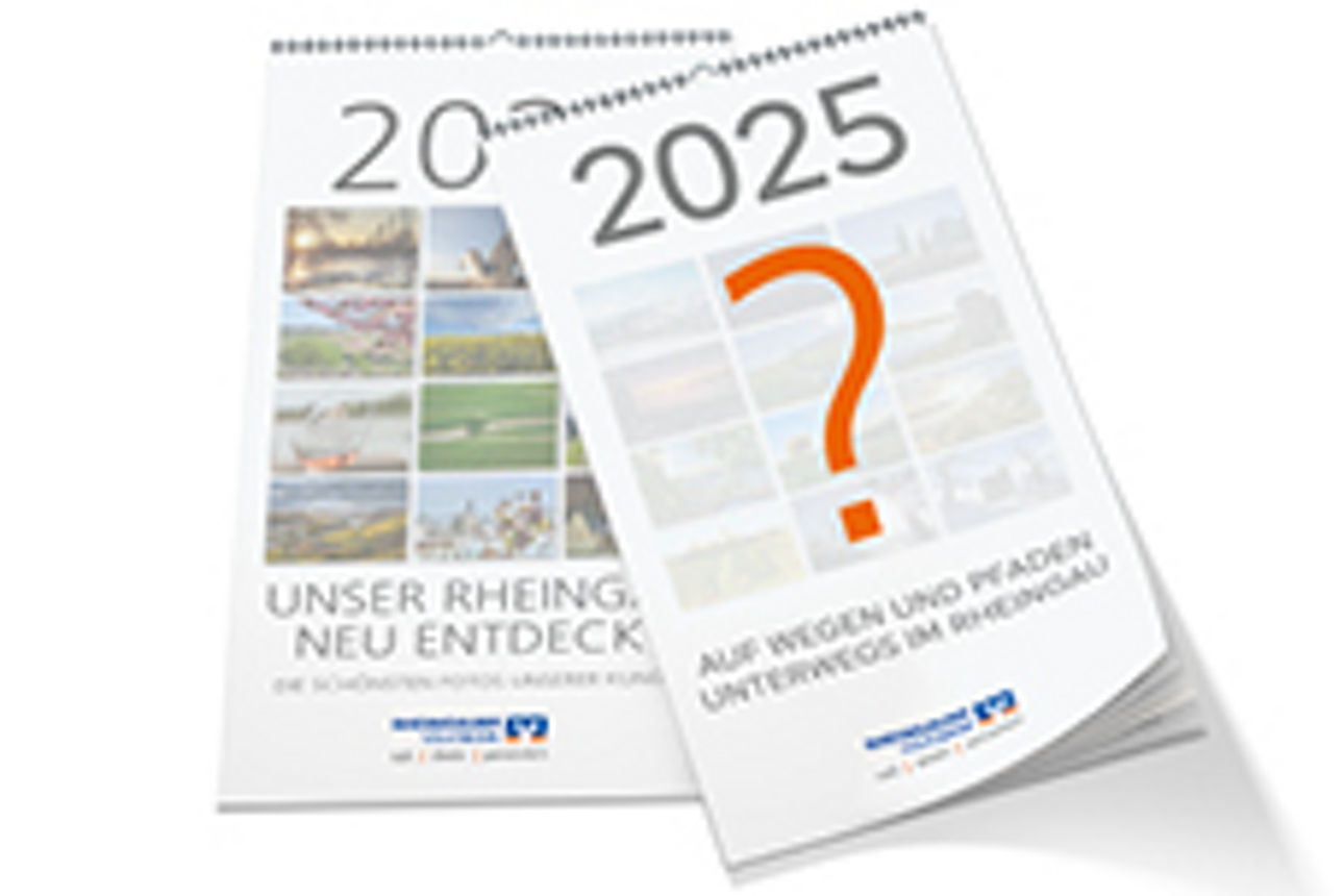 Fotokalender 2025 mit Fragezeichen