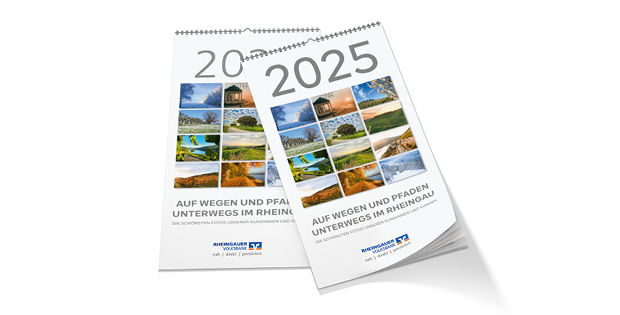 Darstellung zweier Kalender für 2025