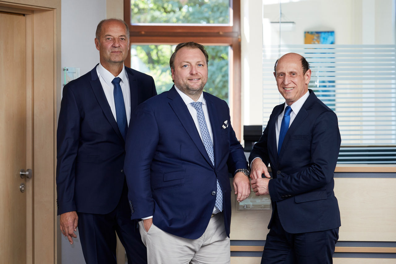 Vorstandsteam Karl Magenau, Danny Dürrich und Matthias Hillenbrand (v.l.n.r)